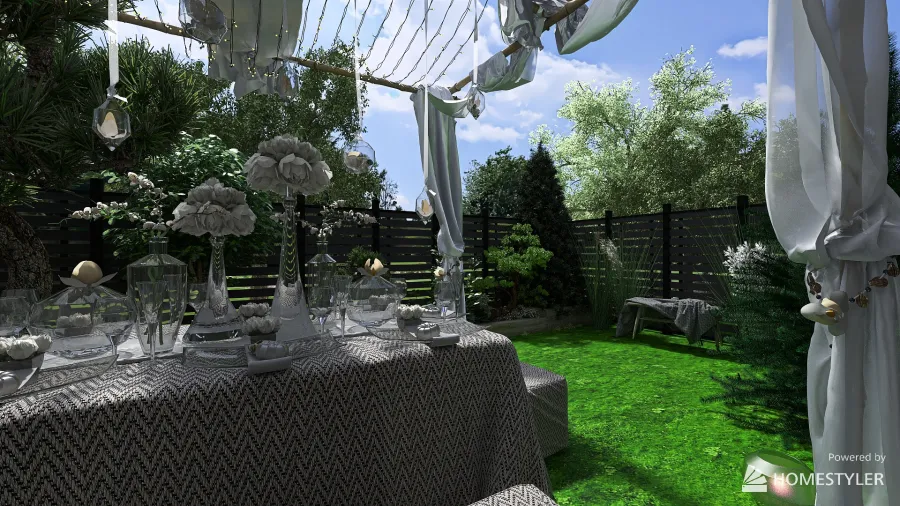 Mini garden - 60m 3d design renderings