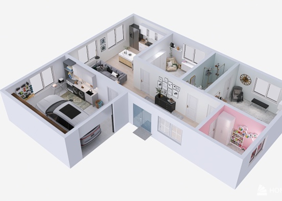 【System Auto-save】House Design Rendering