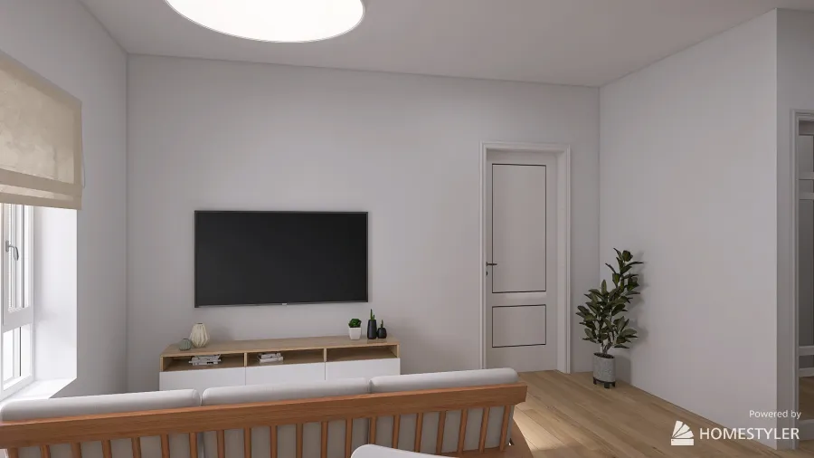 Кухня-гостинная 3d design renderings