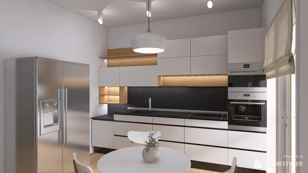 Уютная квартира в скандинавском стиле 3d design renderings