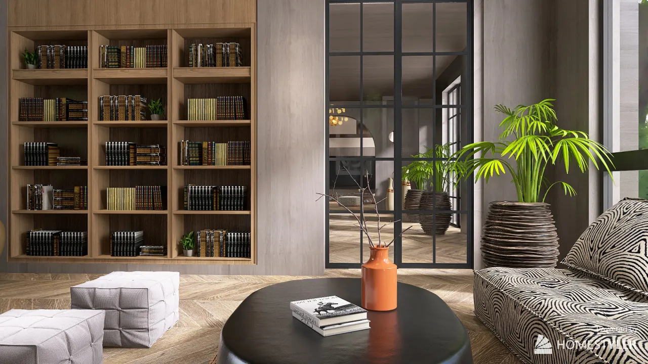 Modern WoodTones UnnamedSpace 3d design renderings