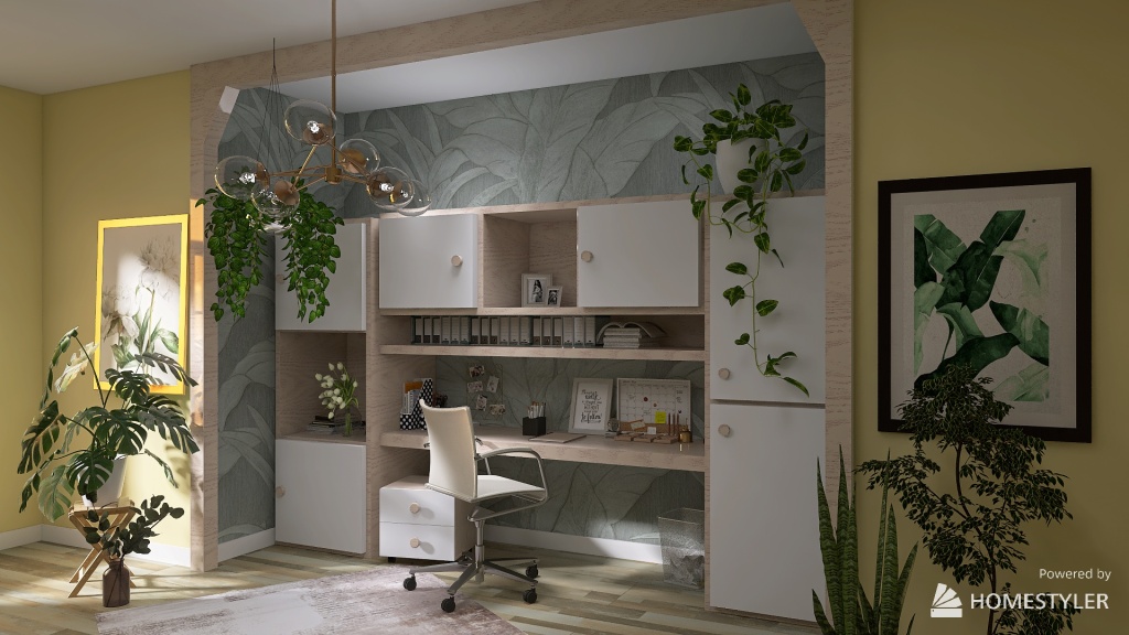 lil' office nook 3d design renderings