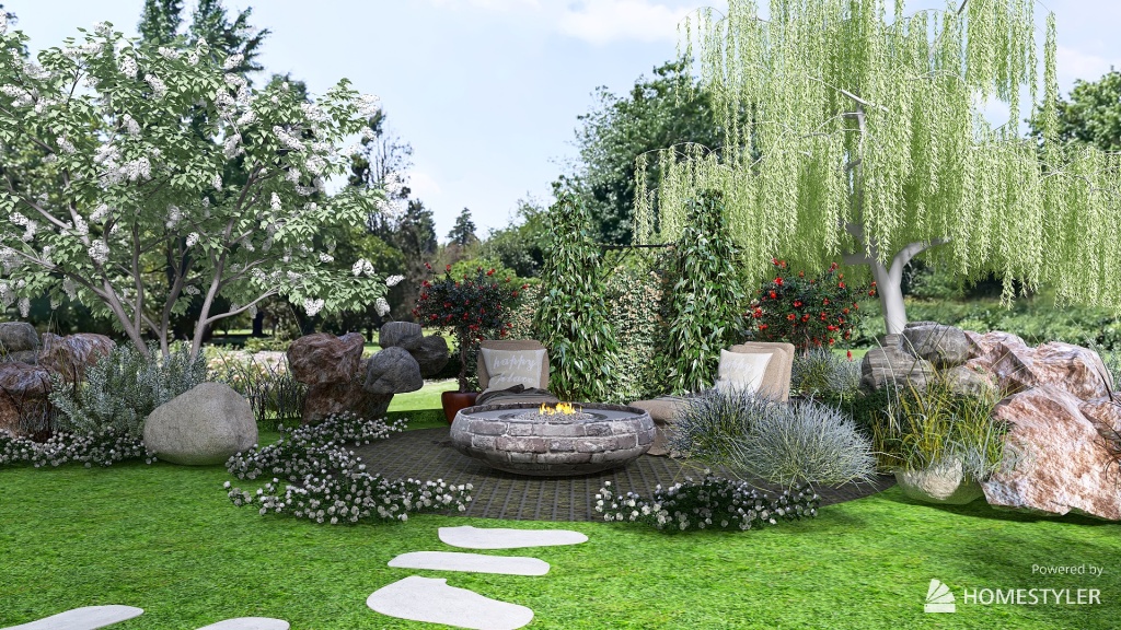 Garden Path - Dream Garden 3d design renderings