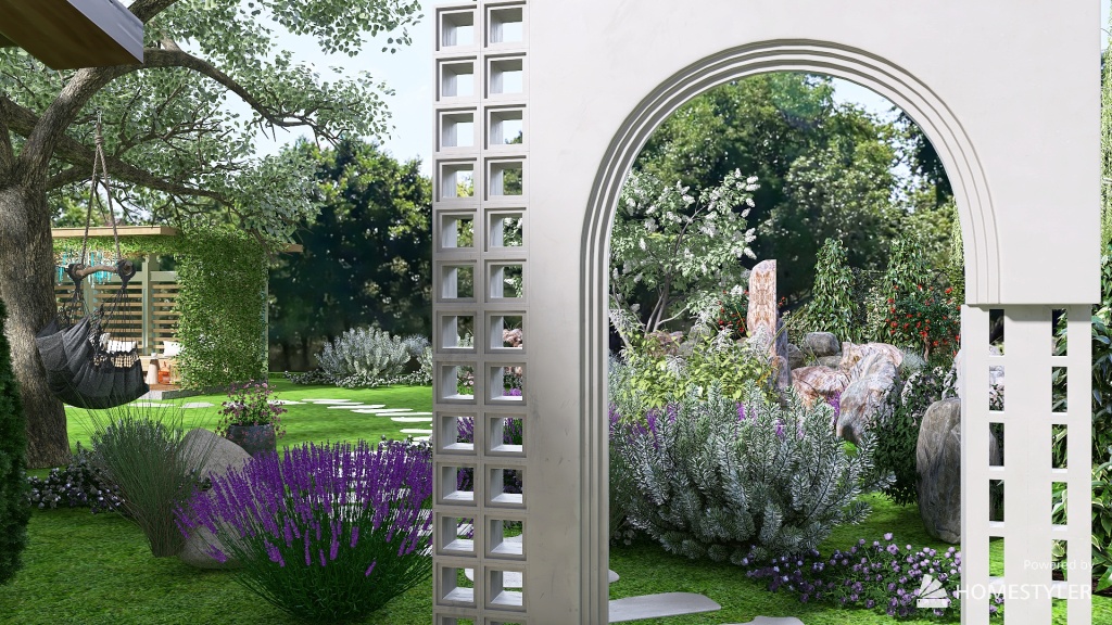 Garden Path - Dream Garden 3d design renderings