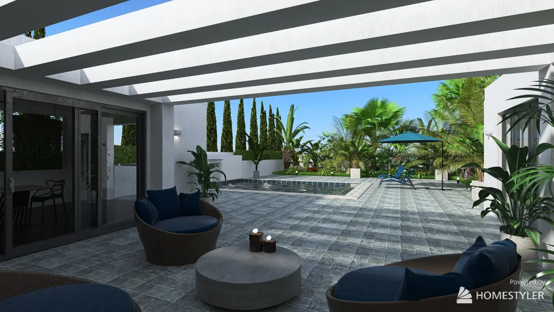 Modern Maison architecte 3d design renderings