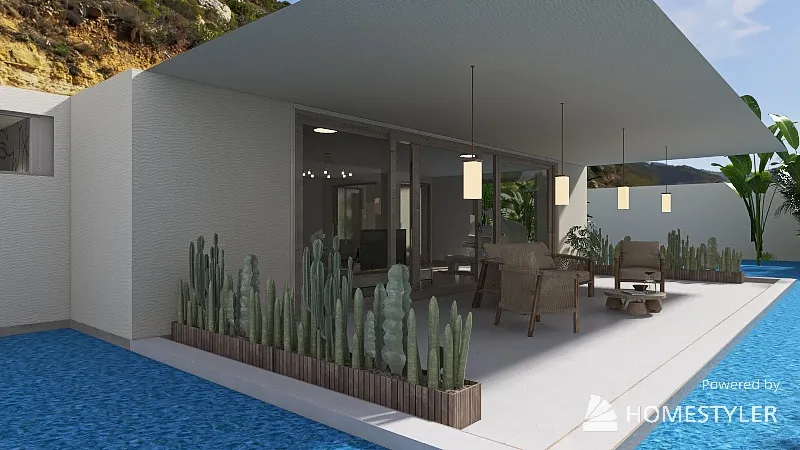 tropic water 3d design renderings