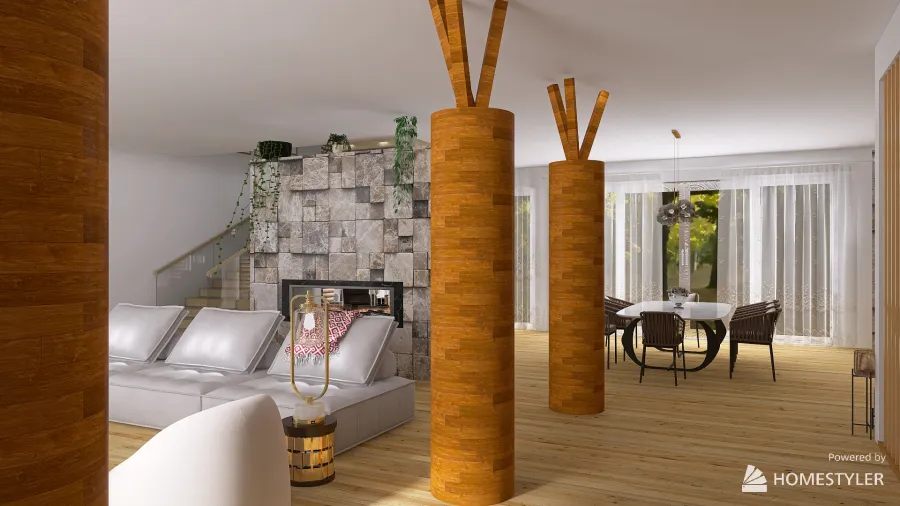 Tropical House 3d design renderings
