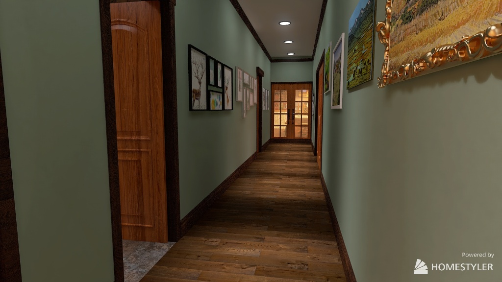 Hallway 3d design renderings