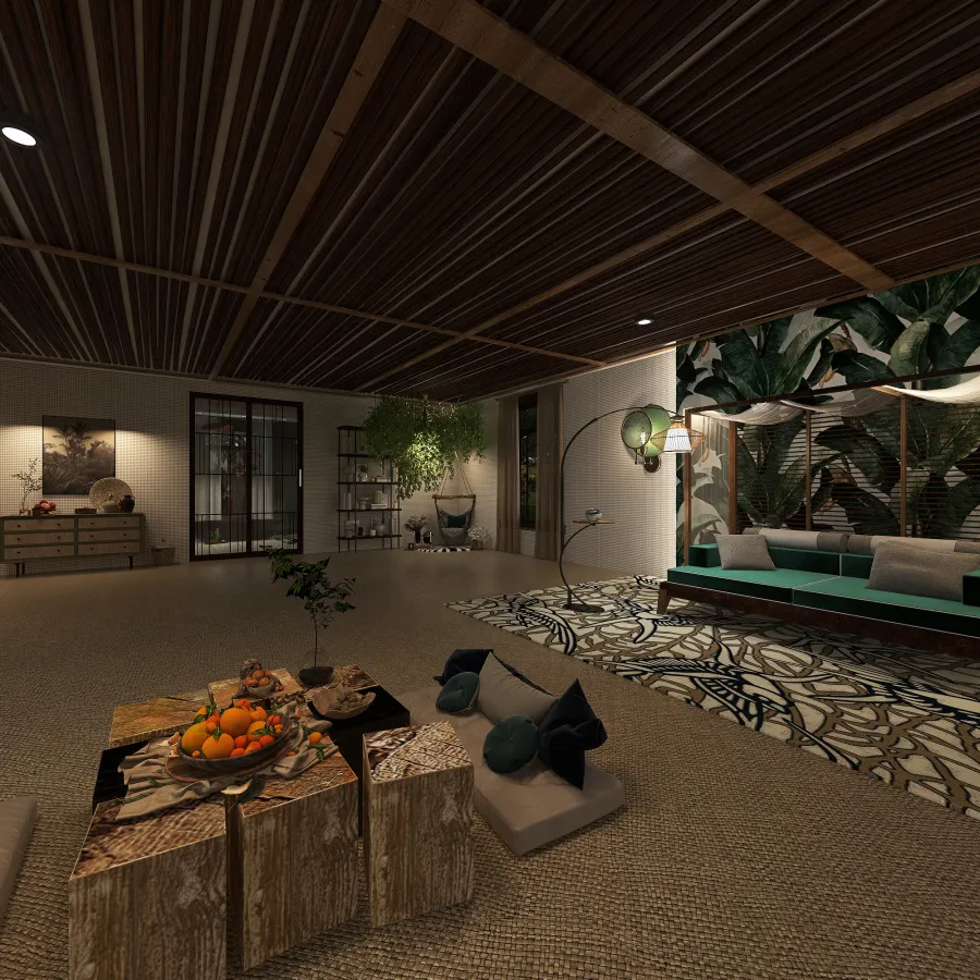 Tropical Balinese resort 3d design renderings