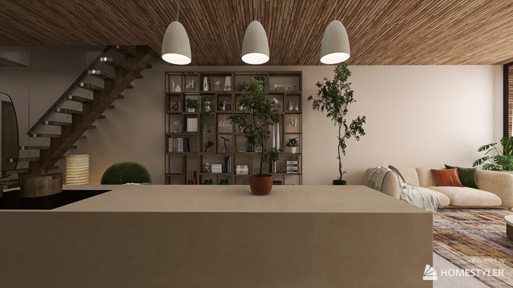 Sun Cafe 3d design renderings