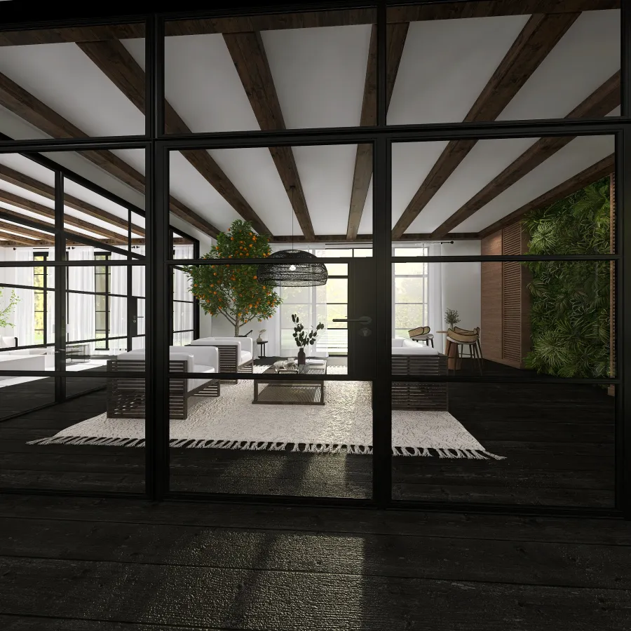 Modern Arizona home 3d design renderings