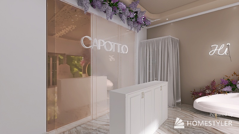 CAPOTTO - TIENDA DE ABRIGOS. 3d design renderings