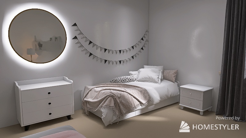 My bedroom 3d design renderings