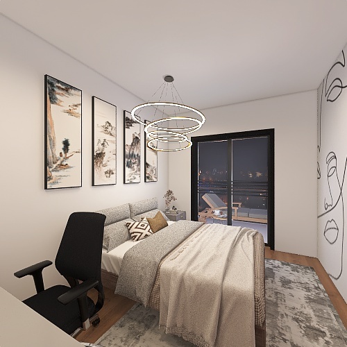 Apartament Rozelor 3d design renderings