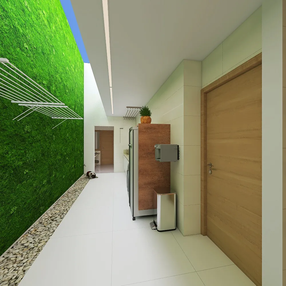 Área de Serviço Thiago 3d design renderings