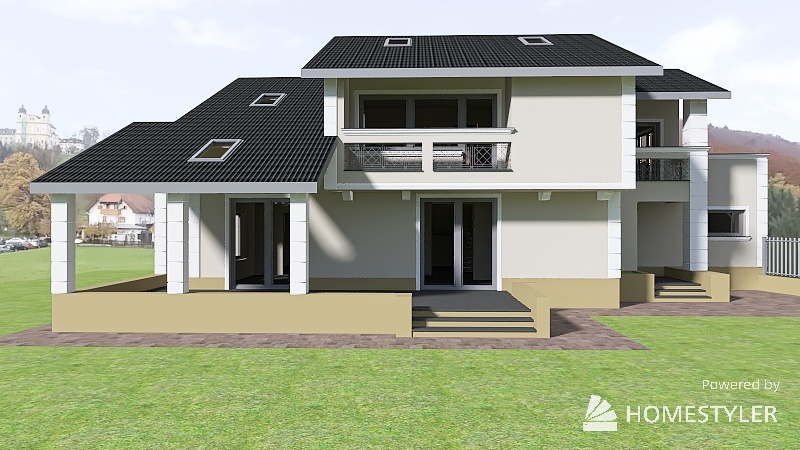 Casa Cernat - Exterior 3d design renderings