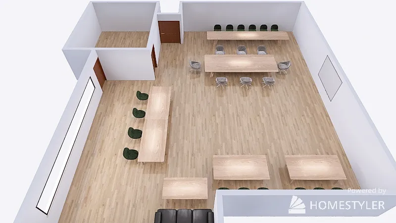 classroom makeover 3d design renderings