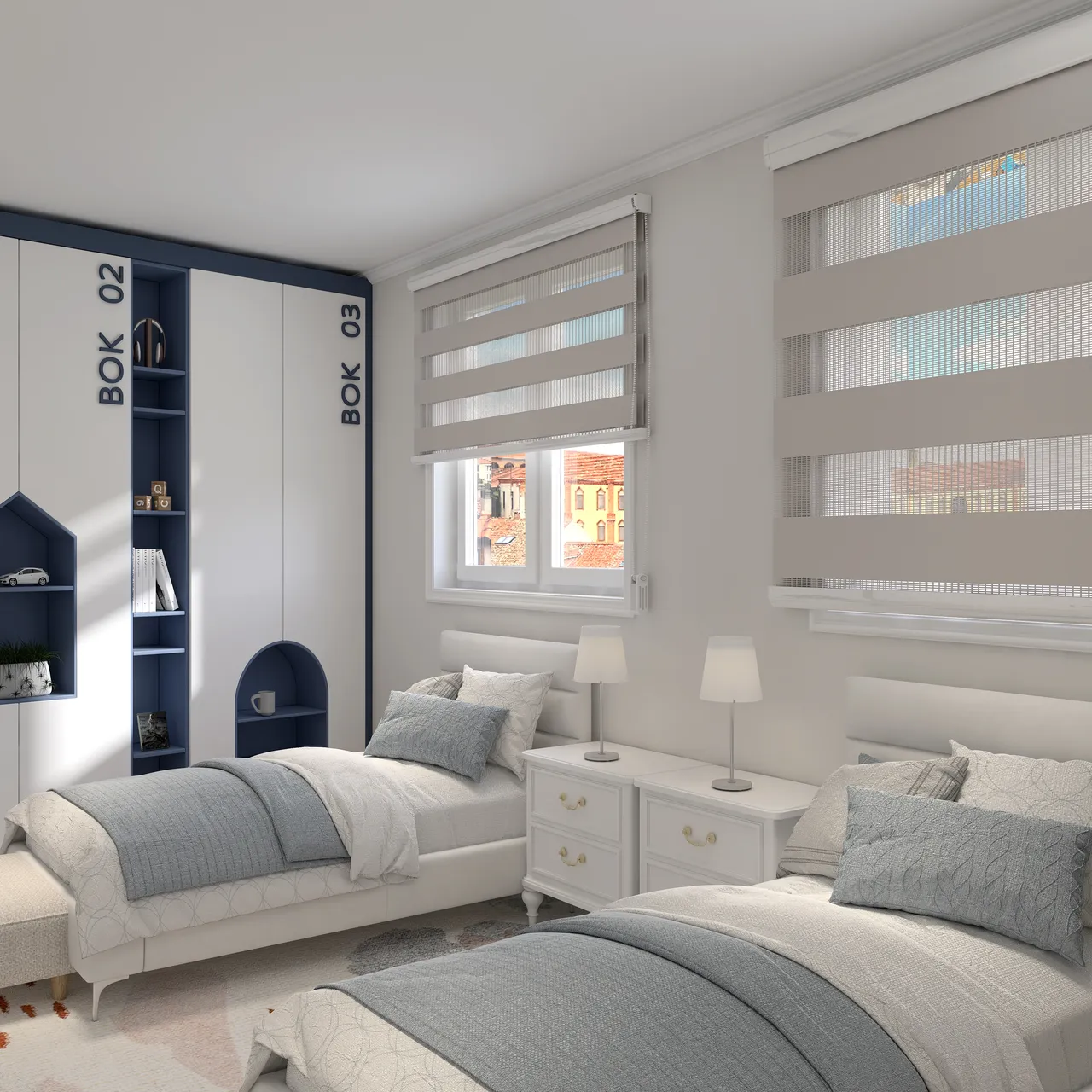 Bedroom 3d design renderings