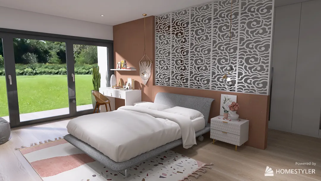 Dormitorio Chicas 3d design renderings