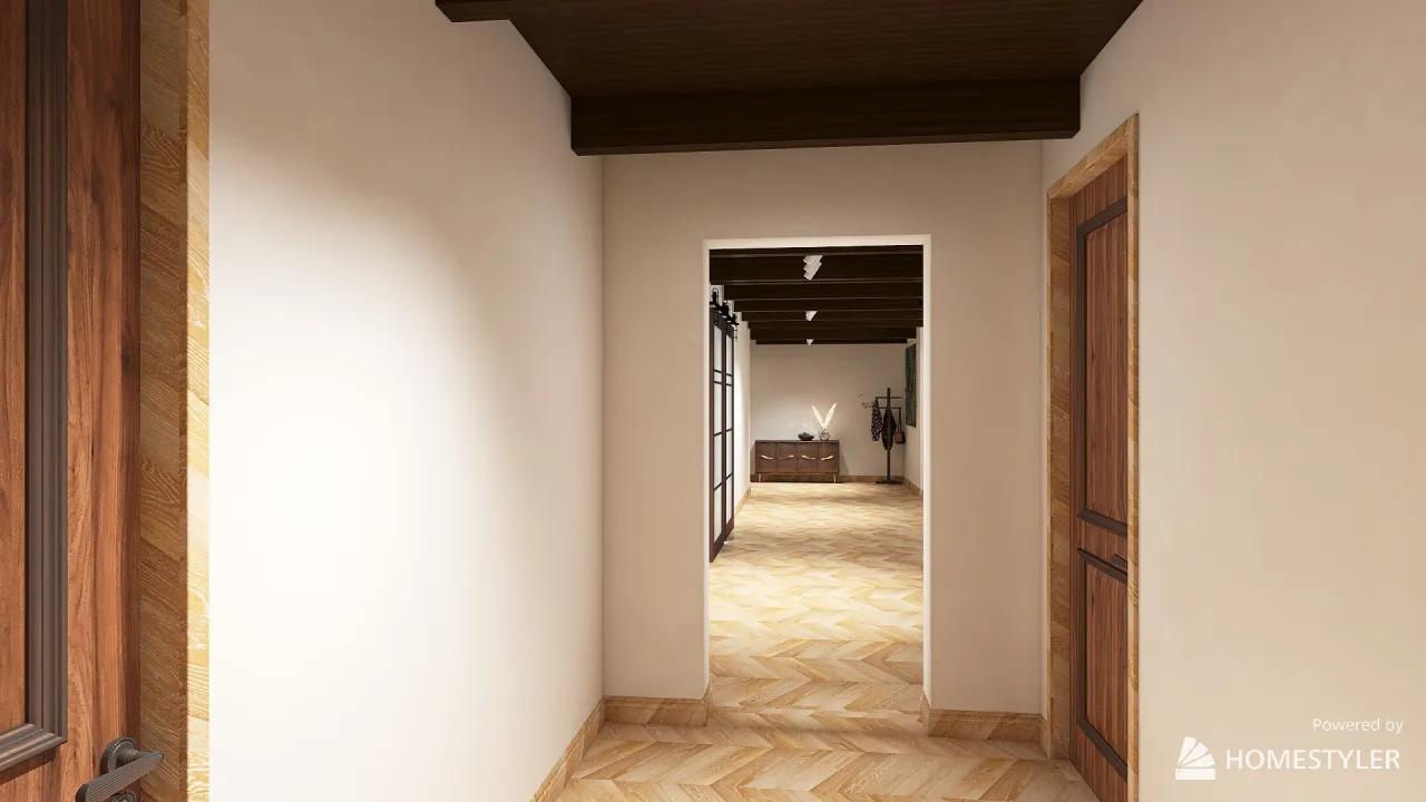 Corridor 3d design renderings