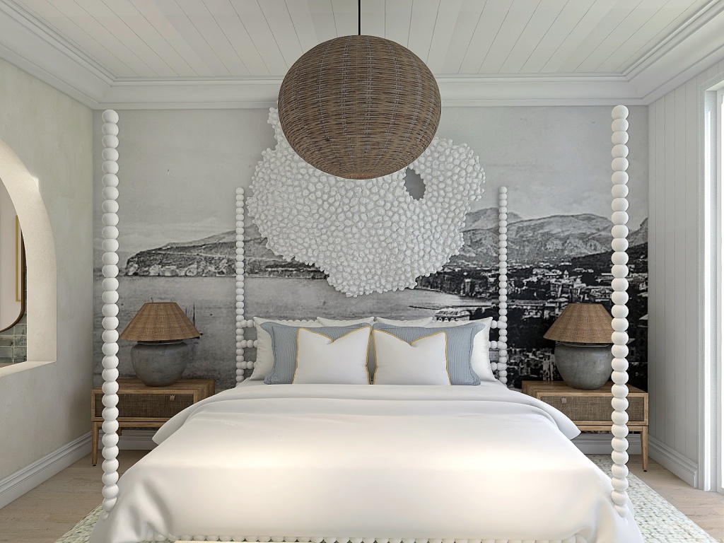 Guestroom 1 3d design renderings