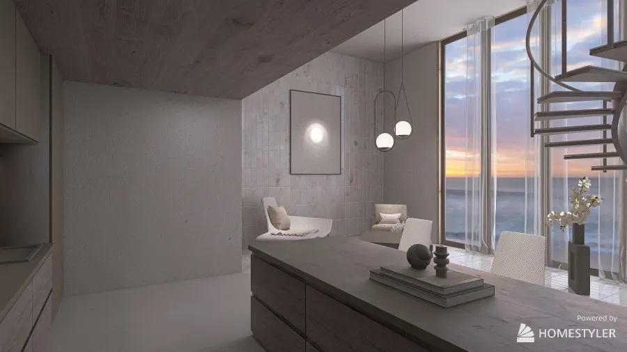 minimalistic altitude room 3d design renderings