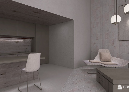 minimalistic altitude room Design Rendering