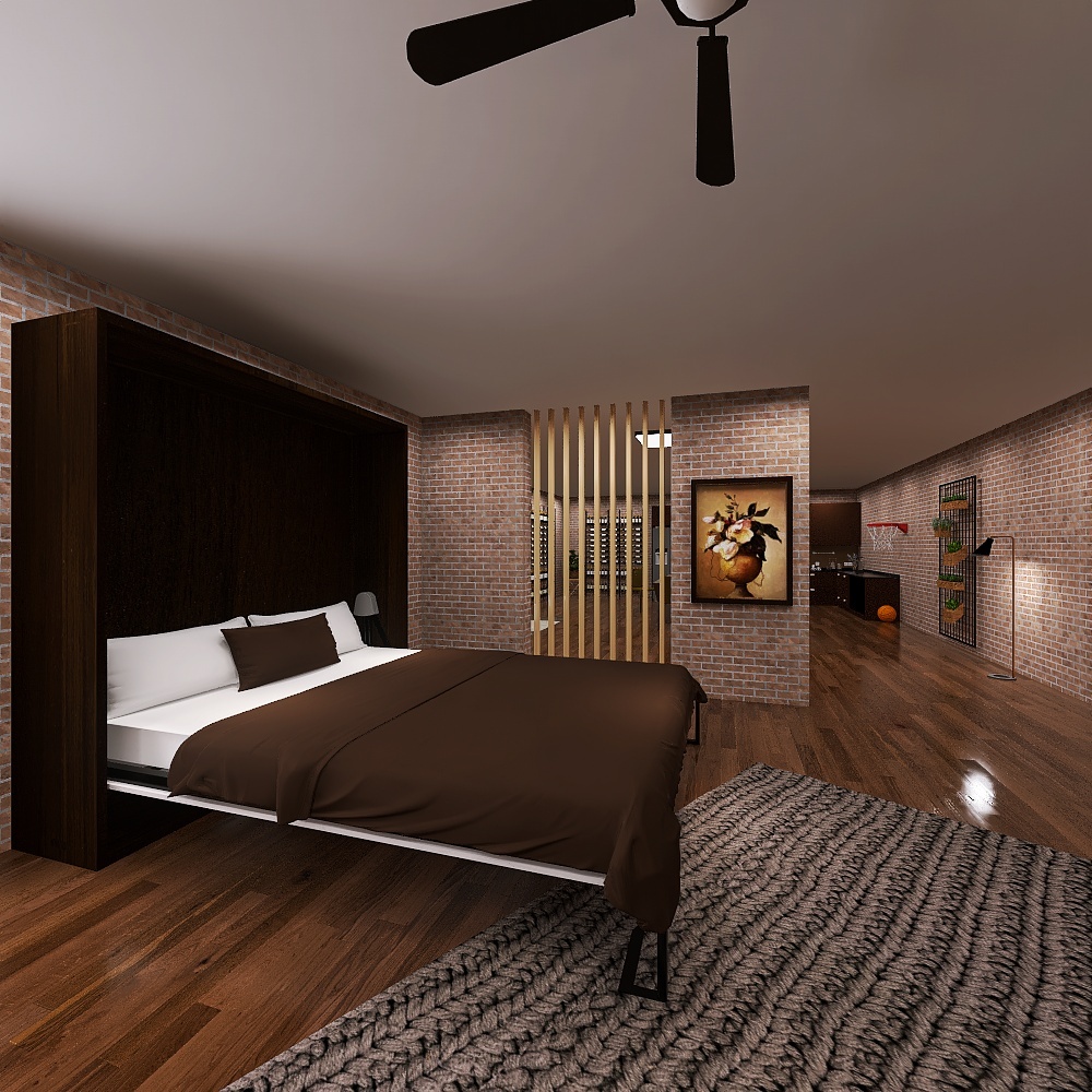 Clean apartment 3d design renderings