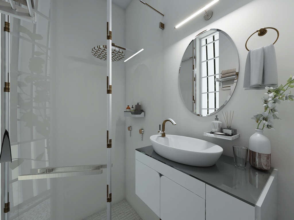 Bathroom 3d design renderings