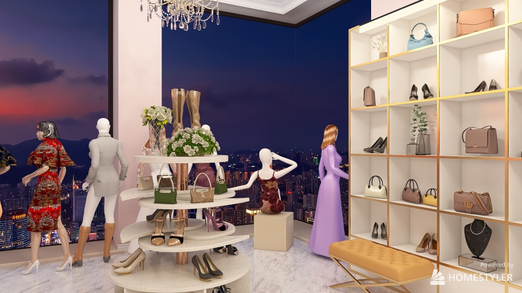 #Интернет-магазин модной одежды - Мечта 3d design renderings