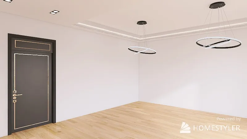 Vežba, spuušteni plafon, kombinovano 3d design renderings