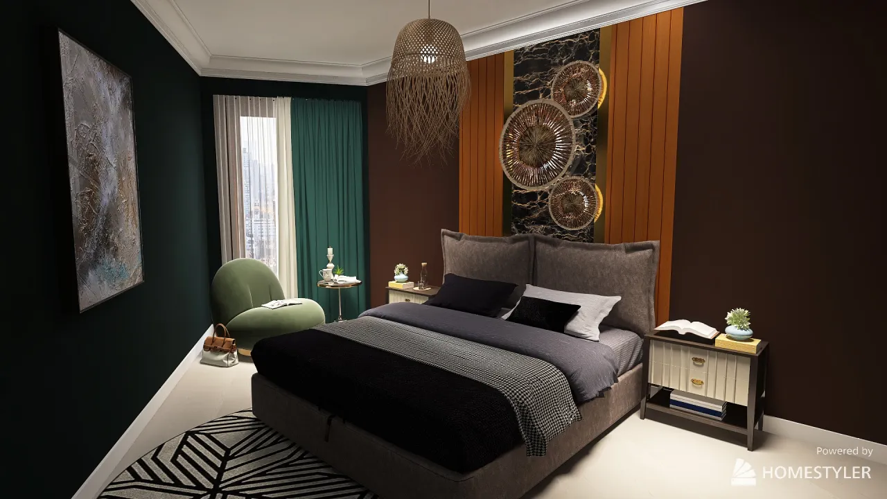 MasterBedroom 3d design renderings