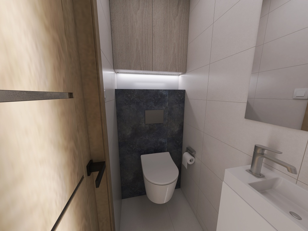 Toaleta 3d design renderings