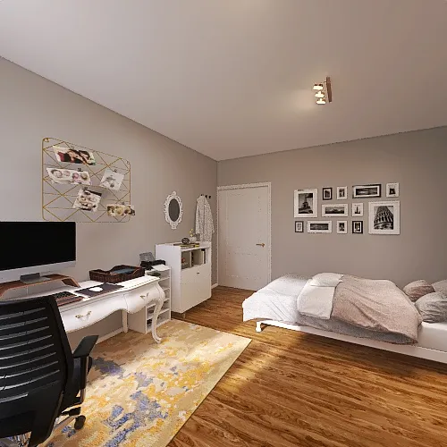 Bedroom Bog. 3d design renderings