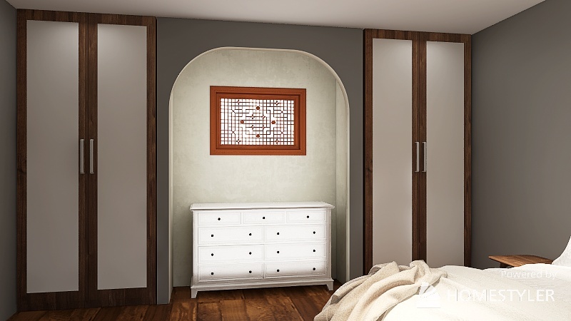 Room 1- Classic Black and White 3d design renderings