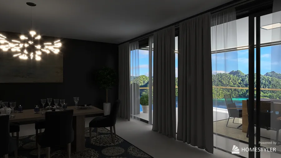 Kuća uz more 3d design renderings