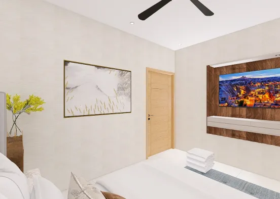 apartamento 1 airbnb Design Rendering