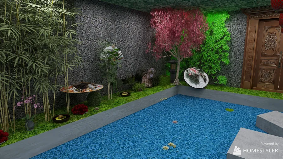 Secret Garden- Asian 3d design renderings
