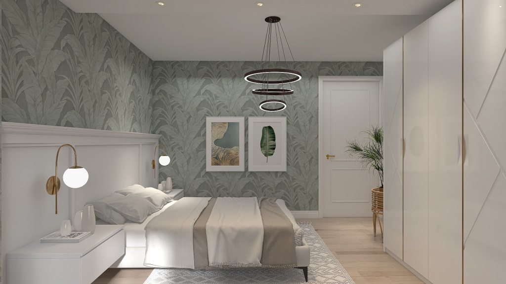 Guest BEDROOM 3d design renderings