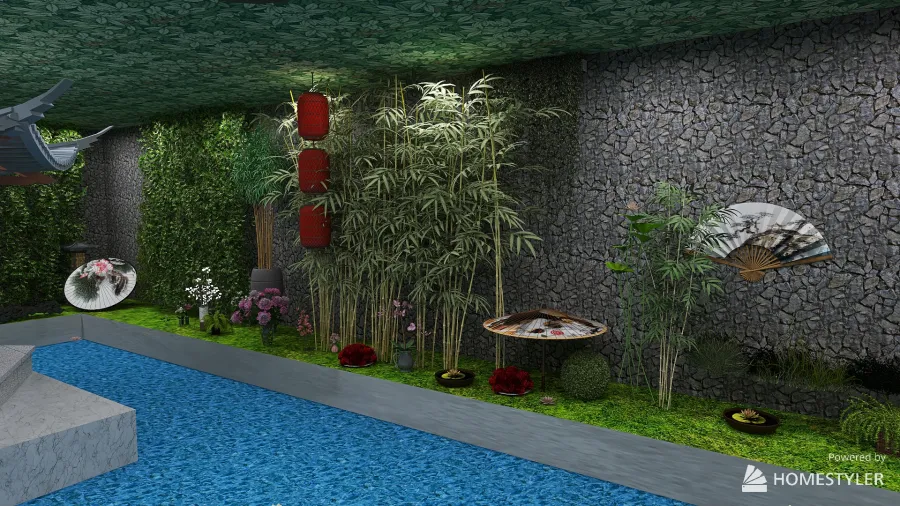 Secret Garden- Asian 3d design renderings