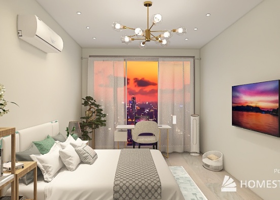Contempopary of Bedroom_project Design Rendering