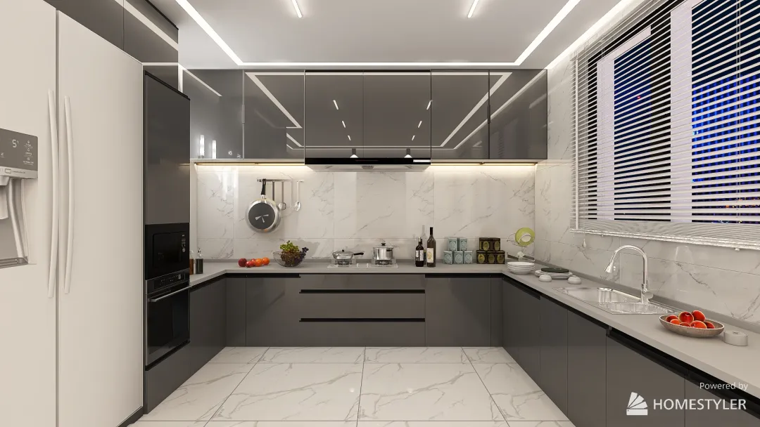 cozinha 3d design renderings