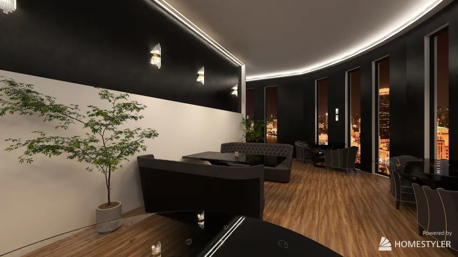 restauracja 3d design renderings