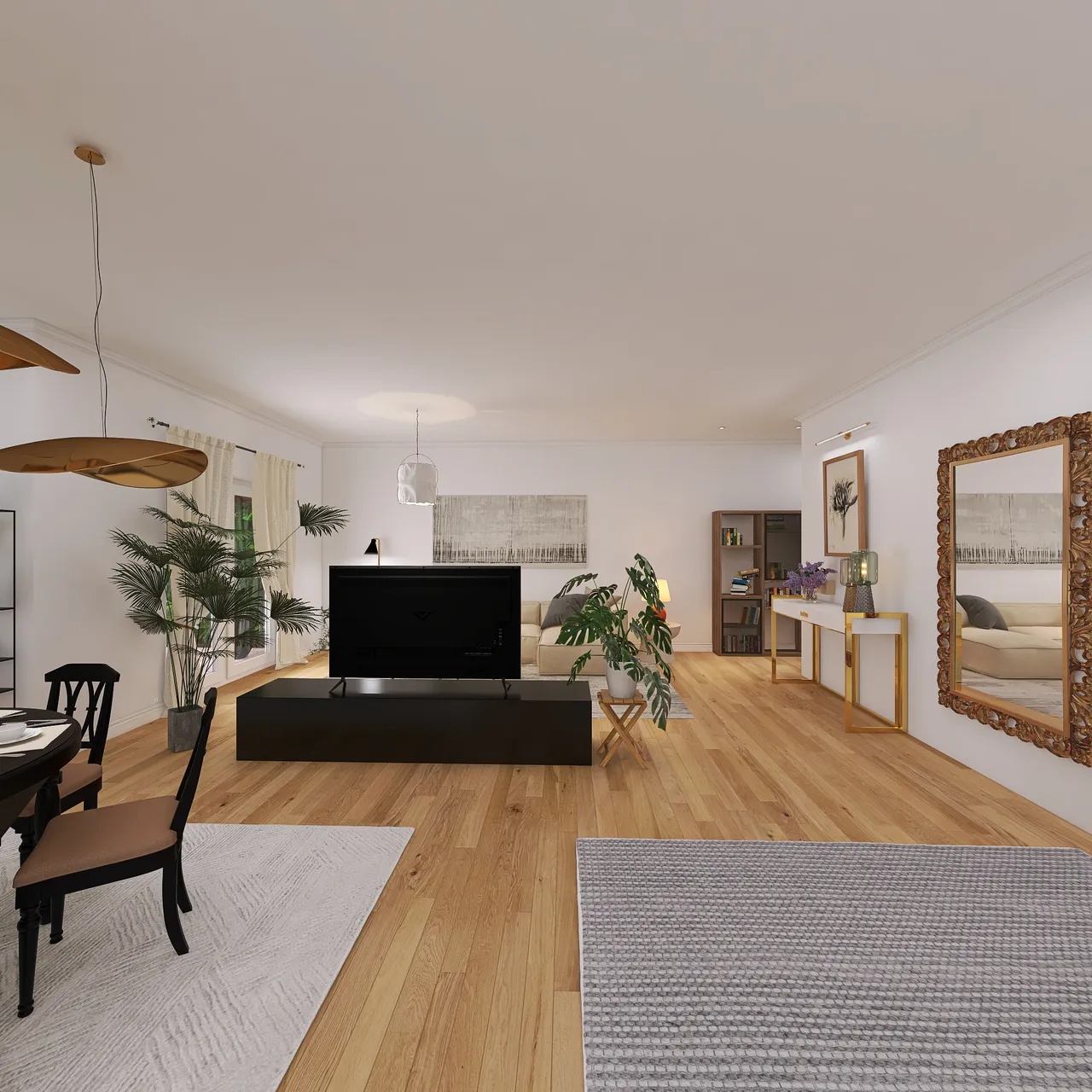 LivingRoom 3d design renderings