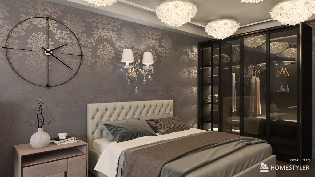 My Favourite Bedroom 3d design renderings