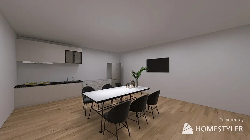 six kitchens 3d design renderings