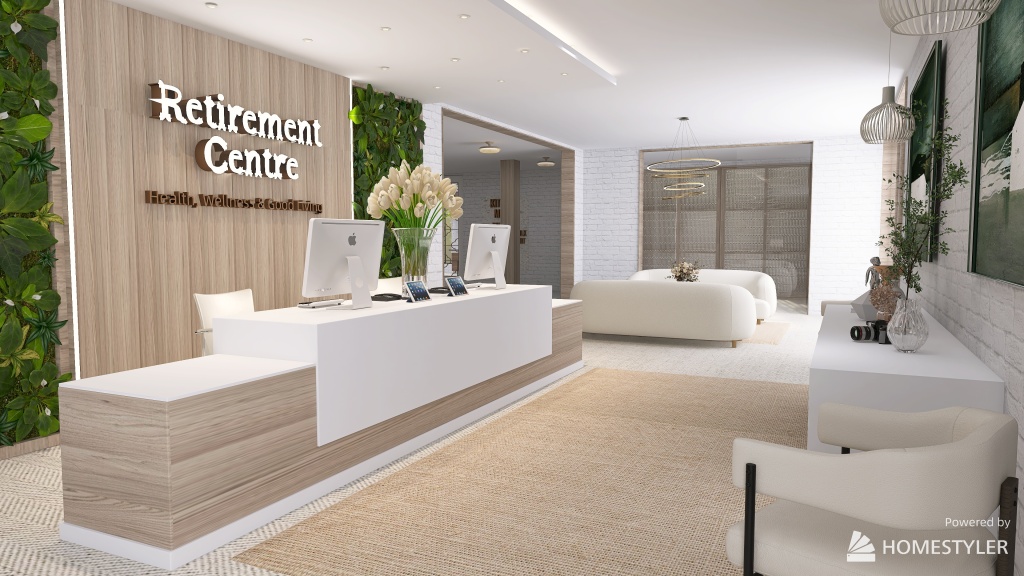 Retirement Centre 3d design renderings