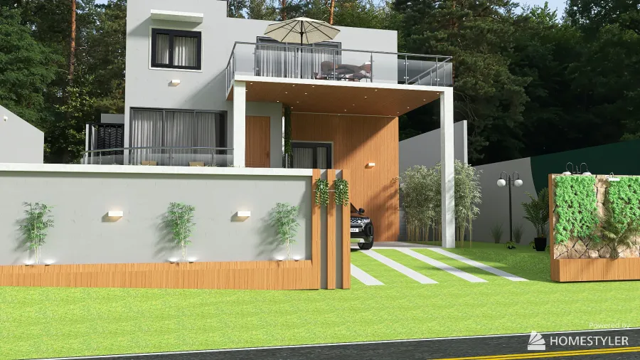 Residência Santa Teresa 3d design renderings