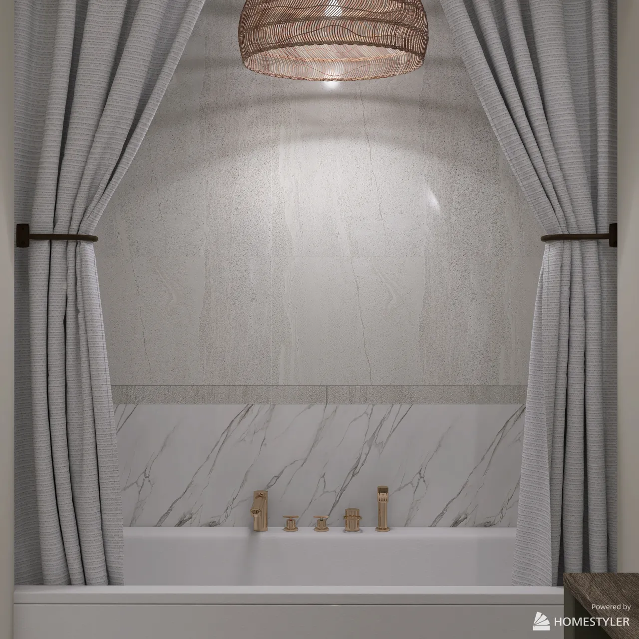 Bathroom 3d design renderings