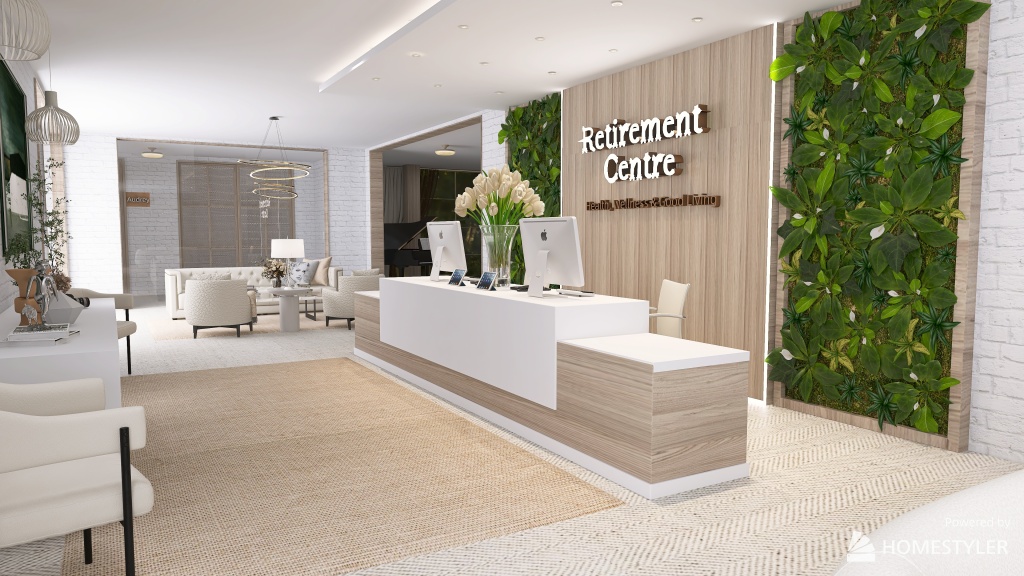 Retirement Centre 3d design renderings